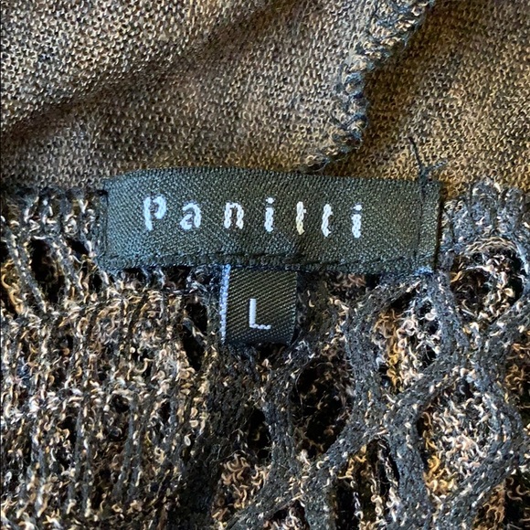 Excellent Open Weave Knit Brown Sweater Vest Large - Picture 7 of 9